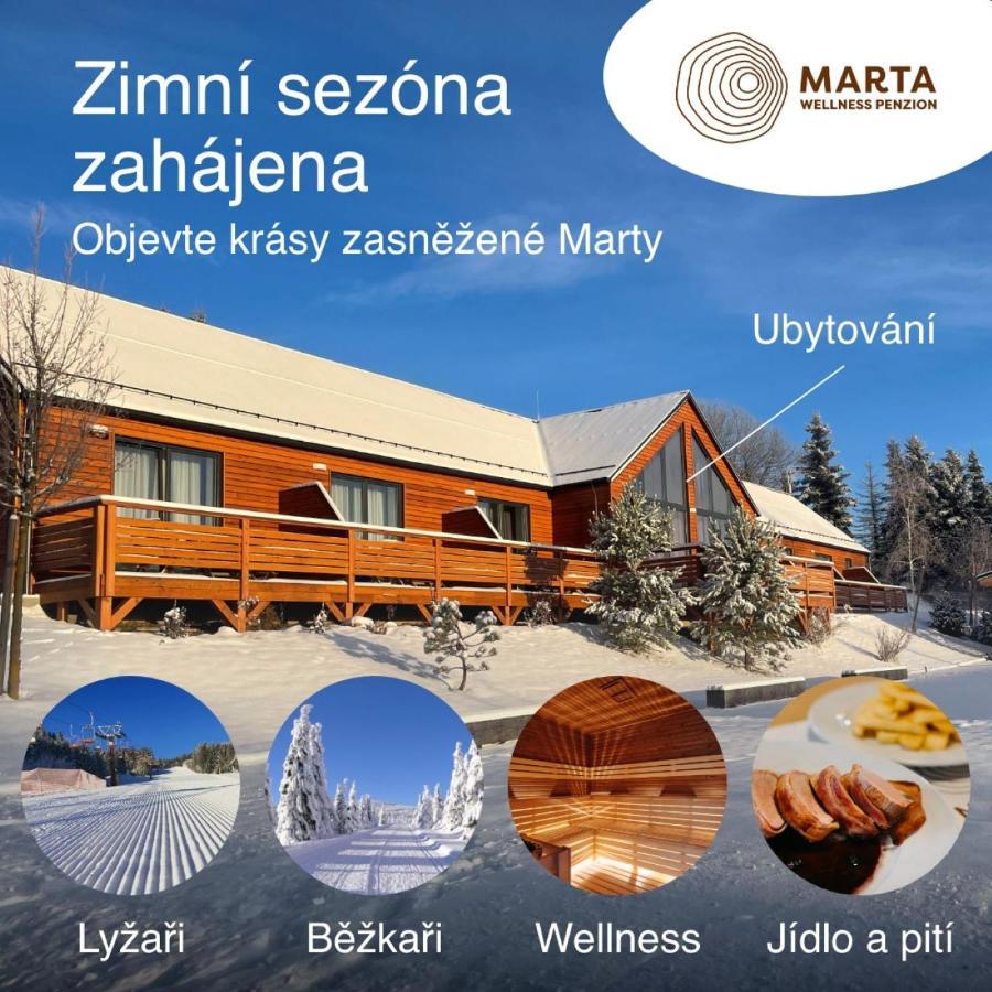 Wellness Penzion Marta 호텔 Kuklík 외부 사진